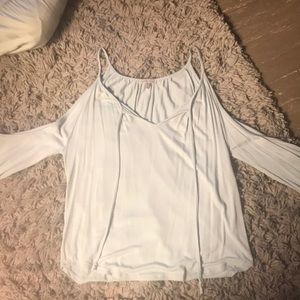 shoulder cut out top
